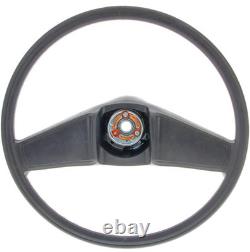 78-87 Chevy Truck Black Original Deluxe Steering Wheel withSilver Horn Cap