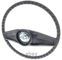 78-87 Chevy Truck Black Original Deluxe Steering Wheel withSilver Horn Cap