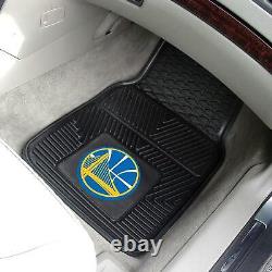 7PC NBA Golden State Warriors Car Floor Mats Seat Covers Steering Wheel Cover