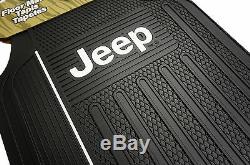 8 Pc Jeep Mopar Orignial Seat Covers F/R Floor Mats & Steering Wheel Cover key