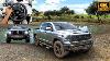 800hp Toyota Tundra U0026 800hp Nissan Titan Offroad Convoy Forza Horizon 5 Thrustmaster T300rs