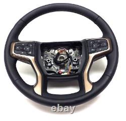 85551802 Steering Wheel Black Heated Pre-Crash 2021-22 Chevrolet Tahoe Suburban