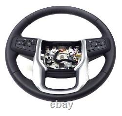 85594312 Steering Wheel Black Pre-Crash Silver Trim 2019 GMC Yukon Sierra 1500