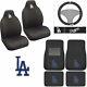 8p Mlb Los Angeles Dodgers Car Truck Floor Mats Seat Covers Steering Wheel Cover