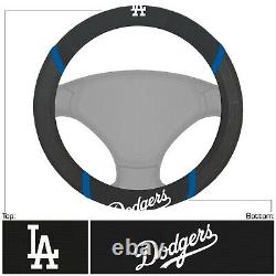 8P MLB Los Angeles Dodgers Car Truck Floor Mats Seat Covers Steering Wheel Cover