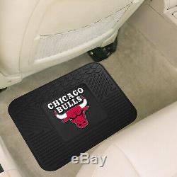 8PC NBA Chicago Bulls Car Truck Floor Mats Seat Covers Steering Wheel Cover