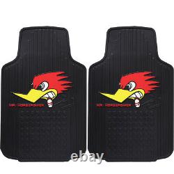 8pc Mr. Horsepower Car Floor Mats Seat Covers & Steering Wheel Cover Gift Set