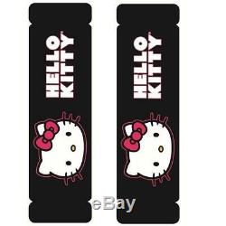 8pc Sanrio Hello Kitty Pink Car Floor Mats Steering Wheel Cover & Seat Covers