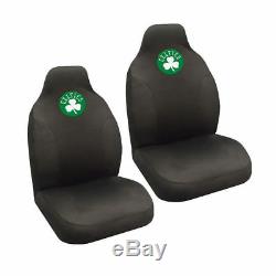 8pc Set NBA Boston Celtics Car Truck Seat Covers Floor Mats Steering Wheel Cover