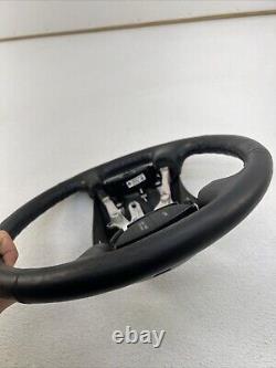 98-01 Dodge Ram 1500 2500 Leather Wrapped Steering Wheel Genuine OEM Mopar Black