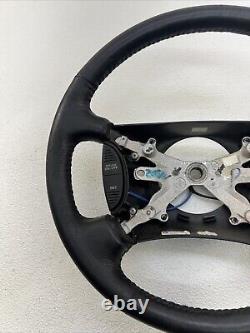 98-01 Dodge Ram 1500 2500 Leather Wrapped Steering Wheel Genuine OEM Mopar Black