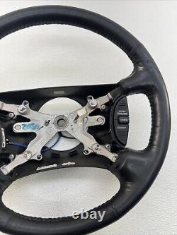 98-01 Dodge Ram 1500 2500 Leather Wrapped Steering Wheel Genuine OEM Mopar Black