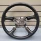 99-02 Chevy Silverado Tahoe Suburban Blazer Sonoma Steering Wheel Leather Black