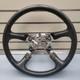 99-02 Chevy Silverado Tahoe Suburban Blazer Sonoma Steering Wheel Leather Black