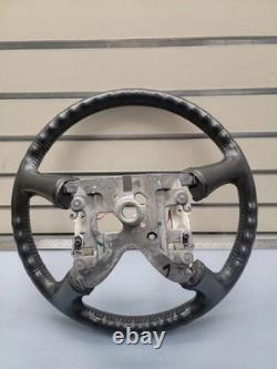 99-02 Chevy Silverado Tahoe Suburban Blazer SONOMA Steering Wheel Leather black