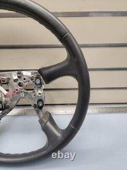 99-02 Chevy Silverado Tahoe Suburban Blazer SONOMA Steering Wheel Leather black