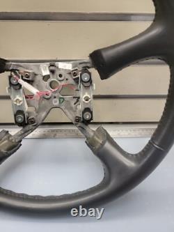 99-02 Chevy Silverado Tahoe Suburban Blazer SONOMA Steering Wheel Leather black