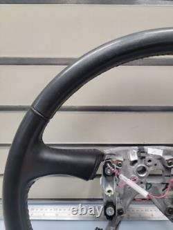 99-02 Chevy Silverado Tahoe Suburban Blazer SONOMA Steering Wheel Leather black