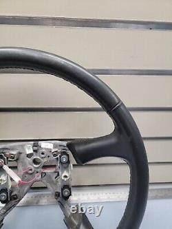 99-02 Chevy Silverado Tahoe Suburban Blazer SONOMA Steering Wheel Leather black