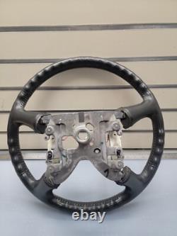 99-02 Chevy Silverado Tahoe Suburban Blazer SONOMA Steering Wheel Leather black