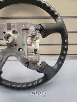 99-02 Chevy Silverado Tahoe Suburban Blazer SONOMA Steering Wheel Leather black