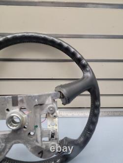 99-02 Chevy Silverado Tahoe Suburban Blazer SONOMA Steering Wheel Leather black