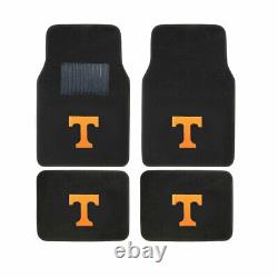 9PC NCAA Tennessee Volunteers Car Floor Mats Seat Covers Steering Wheel Cover