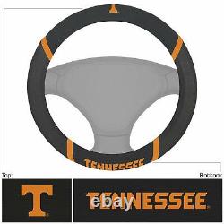 9PC NCAA Tennessee Volunteers Car Floor Mats Seat Covers Steering Wheel Cover