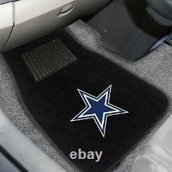 9PC NFL Dallas Cowboys Car Truck Seat Covers Steering Wheel Cover Floor Mats Set