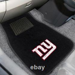 9PC NFL New York Giants Car Truck Seat Covers Steering Wheel Cover Floor Mats