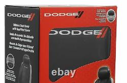 9Pc Dodge Elite Seat Covers, Steering Wheel Cover & Front/Rear Rubber Floor Mats