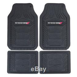 9pc Dodge Car Truck Suv All Weather Floor Mats Seat Covers Steering Wheel Cover