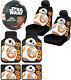 9pc Star Wars Bb8 Robot Car Floor Mats Seat Covers Steering Wheel Cover Gift Set