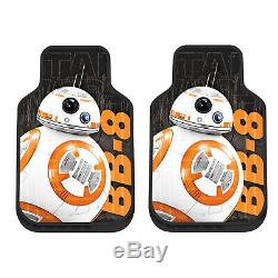 9pc STAR WARS BB8 Robot Car Floor Mats Seat Covers Steering Wheel Cover Gift Set