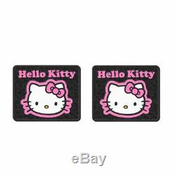 9pc Sanrio Hello Kitty PINK Car Floor Mats Steering Wheel Cover Seat Covers Set