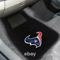 9pcs Set NFL Houston Texans Seat Covers Floor Mats Steering Wheel Cover