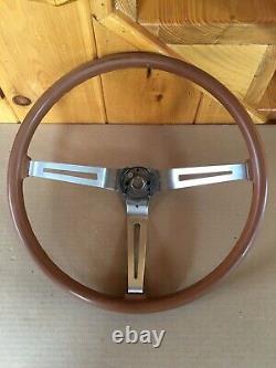 AMC Jeep CJ5 CJ7 CJ8 FSJ Factory Nutmeg 3 Spoke Steering Wheel Original Oem Rare