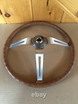 AMC Jeep CJ5 CJ7 CJ8 FSJ Factory Nutmeg 3 Spoke Steering Wheel Original Oem Rare