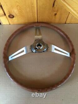 AMC Jeep CJ5 CJ7 CJ8 FSJ Factory Nutmeg 3 Spoke Steering Wheel Original Oem Rare