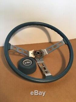 AMC Jeep Truck Honcho Levi Wagoneer CJ Factory Blue Steering Wheel Original Oem