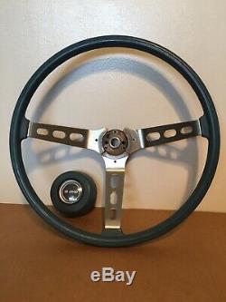 AMC Jeep Truck Honcho Levi Wagoneer CJ Factory Blue Steering Wheel Original Oem