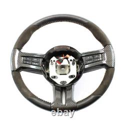 AR3Z-3D758-A Real Carbon Fiber Steering Wheel Trim For Ford Mustang 2010-2014 US