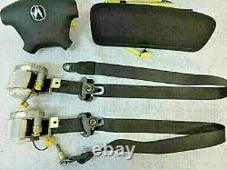 Acura MDX O 3 O 6 Oem Left Right Bag Already Recalled Seat Belt Kit Black