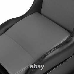 Adjustable Comfort Simulator Cockpit Steering Wheel Racing Seat Game Chair US