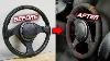 Amazing Steering Wheel Transformation With Micro Suede Rewrap Install U0026 Review
