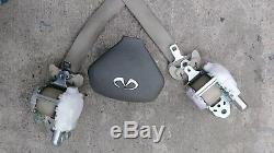 As Seen Used 07-15 Infiniti G35 G37 Q40 EX35 Steering Wheel Airbag & Seat Belts