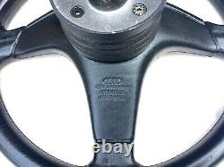 Audi 80-90-100-200-coupe Three Spoke Leather Steering Wheel & Boss 893419091p