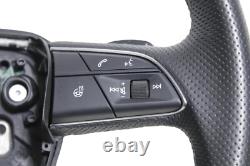 Audi S4 Black Leather Steering Wheel 2021 2024 OEM