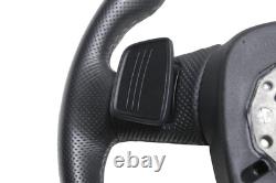 Audi S4 Black Leather Steering Wheel 2021 2024 OEM