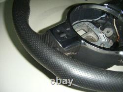 Audi Tt S3 A3 R8 S Line Flat Bottom Leather Steering Wheel Airbag
